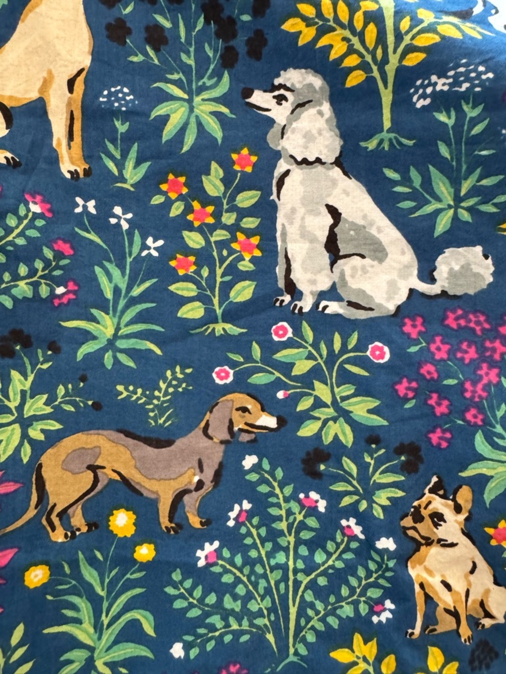 Printfresh Must Love Dogs Indigo Blue Sleep Shirt Organic Cotton - Picture 9 of 11